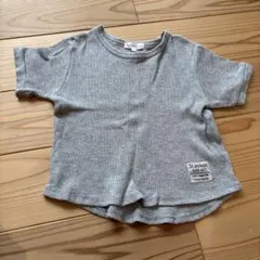 3can4on SEVEN ANTS ワッフルTシャツ グレー 100 — image 1