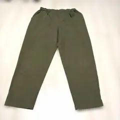 ギリギリ価格。スタジオクリップのカーキ色の綿混テーパードパンツ — image 1