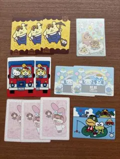サンリオ　どうぶつの森　amiiboカード　おまけ　ステッカー　12枚セット — image 1