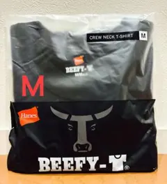 【Hanes】ヘインズ ビーフィー 黒 Tシャツ Ｍ ブラック 綿100e — image 1
