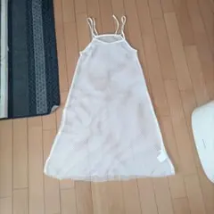 WEGO メッシュキャミワンピース ホワイト Fサイズ — image 1