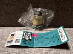 しろもふさんの 木彫り猫フィギュア おぱんつ猫 せつないおかっぱ — image 1