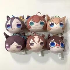 ウマ娘　エアグルーヴ他　まるっこマスコット6個セット② — image 1