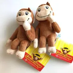 Curious George ぬいぐるみ 2体セット — image 1