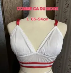 新品L☆COMME CA DU MODEブラトップ パット付 定価3,980円③ — image 1