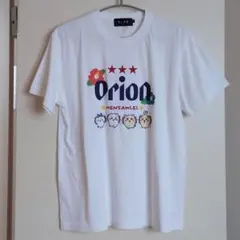 ちいかわ×オリオンビール シーサーのおみやげやさん Tシャツ ハイビスカス — image 1