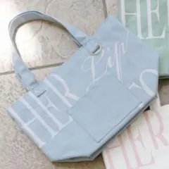 【即日発送】Her lip to 名古屋 トートバッグ　babyblue — image 1