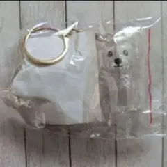 けだまだま犬の毛 キーホルダー 犬型 犬 遺毛 ケース — image 1