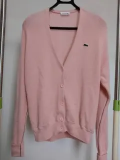 LACOSTE ピンク カーディガン 36 — image 1
