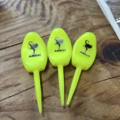 ABCGC ゴルフティー 3本セット ネオンイエロー — image 1