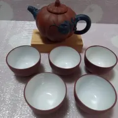 南瓜型急須と茶杯5客セット 茶道具 — image 1