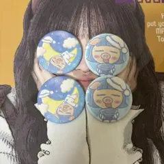 ろこまこあこ あこ らに 缶バッチ — image 1
