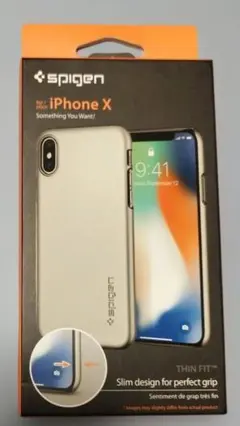 Spigen iPhone X ケース THIN FIT — image 1