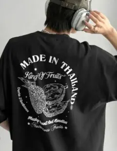 新品未使用　JaVa 半袖Tシャツ ドリアンブラック　Mサイズ — image 1