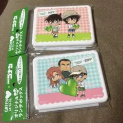 新品未使用　名探偵コナン　オリジナルランチボックス　2個セット — image 1