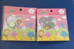 チェゴシムコジコジコラボ　クリスタルシール　おはじきシール　限定　ポップアップ — image 1