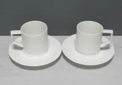たぶん未使用　Adam＆Eve　ペア　カップ＆ソーサー　たち吉　小さめ — image 1