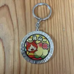 妖怪ウォッチ 岡山限定 桃 ジバニャン キーホルダー — image 1