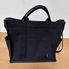 出島鞄　車通勤専用設計トートバッグ ブラック ピットート — image 1