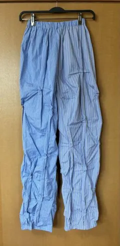 ENFOLD DIAMOND-TUCK PANTS ストライプ パンツ — image 1