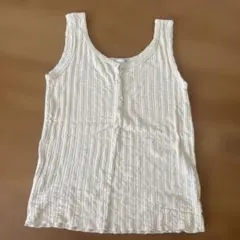 S.V.E.N.D.A.Y.S=Sunday アイボリー タンクトップ M — image 1