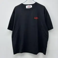 Q.B.B Tシャツ 半袖　ブラック 刺繍ロゴ M ヤ54 — image 1