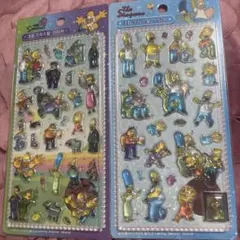 The Simpsons 3D クリスタルステッカー 2枚セット — image 1