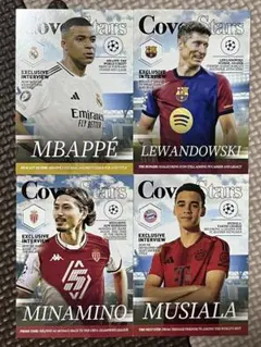 Topps Cover Stars 4枚セット ムバッペ レヴァンドフスキ — image 1