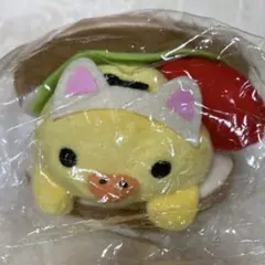 ★新品未開封★キイロイトリ　パンでのんびりネコぬいぐるみ2015年　ローソン限定 — image 1