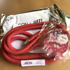 ③AEON x iLiFE! マルチショルダーストラップ 赤 — image 1