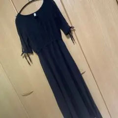 Fashion ロングワンピース ネイビー ブラック — image 1