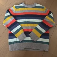 GAP KIDS ストライプニットセーター M — image 1