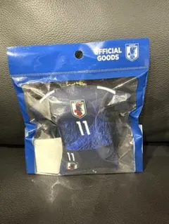 サッカー日本代表 前田大然　プレーヤーズユニ型クッションキーホルダー — image 1