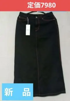 700円スタート‼️新品‼️М　COMME CA ISM ブラック スカート — image 1