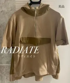 【美品】　RADIATE ラディエイト　フード付き　半袖トップス — image 1