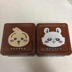 新品未開封　ちいかわチロルチョコ　2缶セット　中身あり — image 1