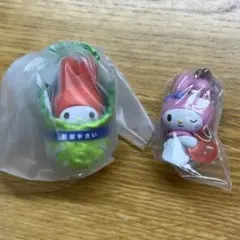 【SALE】サンリオ マイメロディ 白菜マスコット キーホルダー — image 1