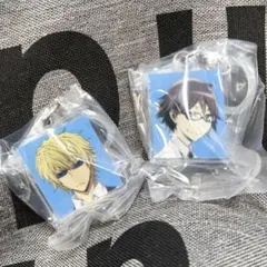 デュラララ!!×2 ふらっとめじるしアクセサリー 平和島静雄 岸谷新羅 セット — image 1