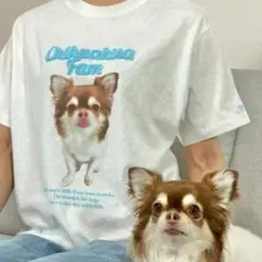 チーム犬猫 コラボTシャツ チワワ みるく — image 1