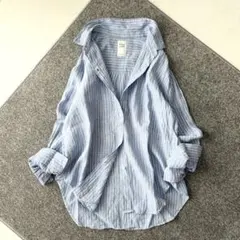 グリーンレーベルリラクシング French Linenブルーストライプ — image 1