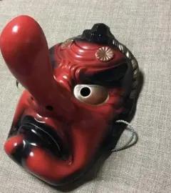 天狗のお面　陶器製 — image 1