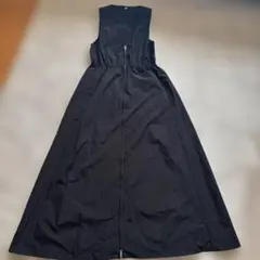 cocaフロントジップ ワンピース ブラックM — image 1