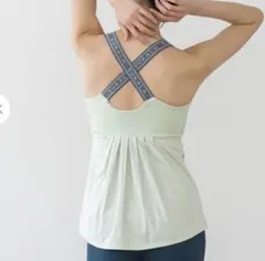 SUKALA ベーシックバックフレアタンクトップ ライトグリーン S — image 1