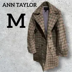 ANN TAYLOR 【M】チェック柄コート — image 1