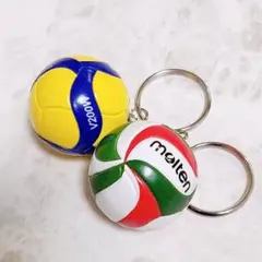 【即購入可】バレーボール　キーホルダー　2個セット — image 1