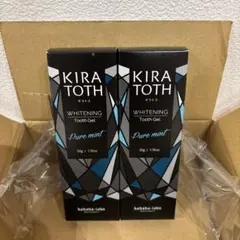 【新品未開封】KIRA TOTH キラトス 歯磨き粉 50g 2本セット — image 1