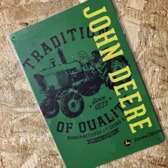 John Deere ブリキ看板 プレート — image 1