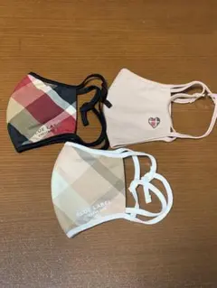 FUMI様専用　　ブルーレーベルクレストブリッジ布製マスク3枚セット — image 1