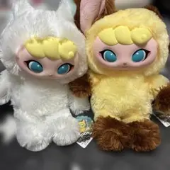 【新品】COQON ココン ぬいぐるみ Luna ルナ 、Tsuki ツキ — image 1
