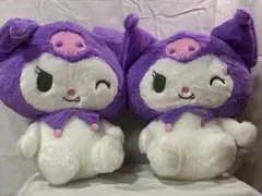 サンリオ クロミ 超超BIGぬいぐるみ 〜てへぺろ〜2体セット — image 1